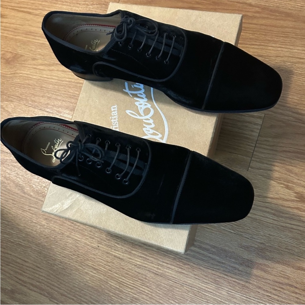 Christian Louboutin Black Oxford Shoes